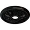Ekena Millwork Edinburgh Ceiling Medallion (Canopies up to 5 1/8"), 18 1/8"OD x 3 1/2"ID x 2 3/4"P, Black Pearl CM18ED1BPS - alternate 2